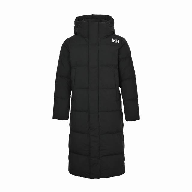 Hellyhansen Hh Long Hooded Down Jacket The unique solid color exudes a powerful