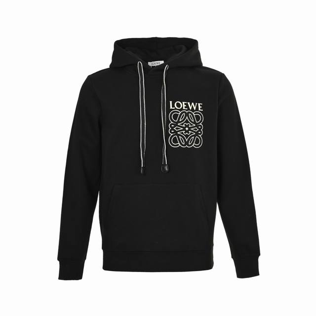 Loewe 25Fw Terry Cloth Embroidered Logo Hooded Sweatshirt This new Loewe sweatsh