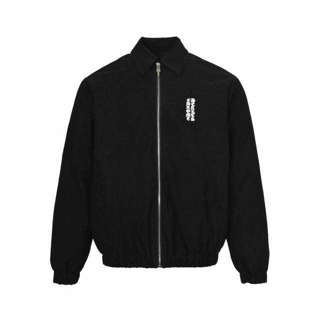 Chrome Hearts 25Fw Corduroy Flocked Embroidered Cotton Jacket Made with custom-d