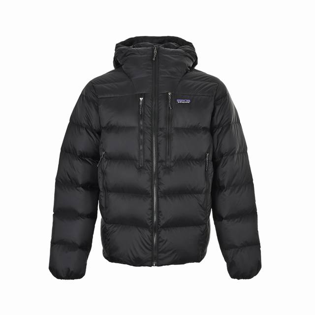 patagonia 23Fw Fitz Roy 80 down jacket Custom-woven and dyed 20D checkered fabri
