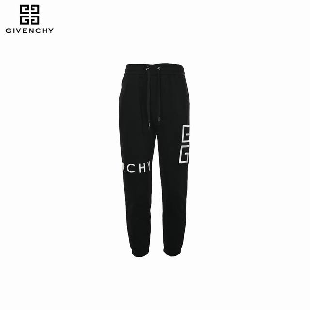 Givenchy Embroidered 4Glogo Trousers Custom-made double-sided fabric, appliqu