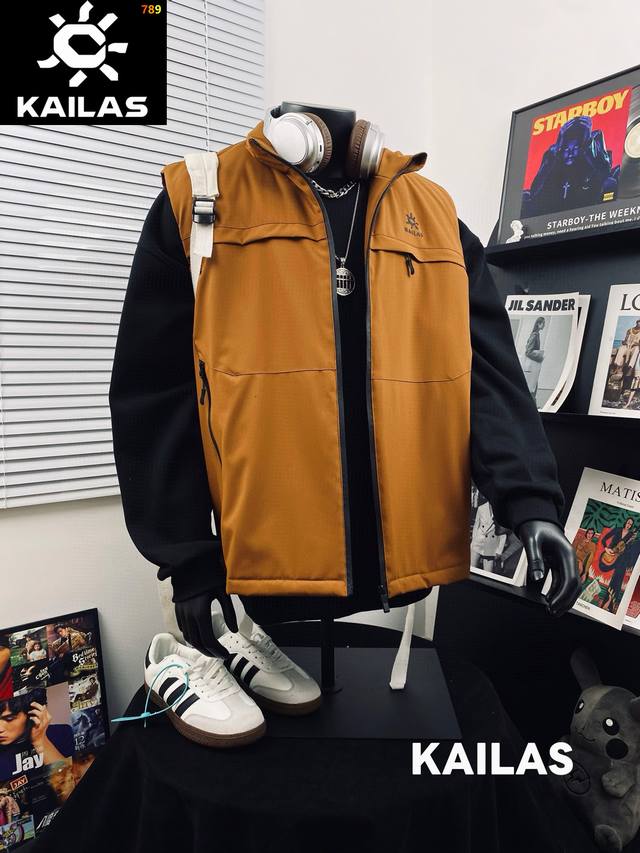 Kailas Sports Outdoor Workwear Style Heavy-Duty Vest Heavy-duty production, long