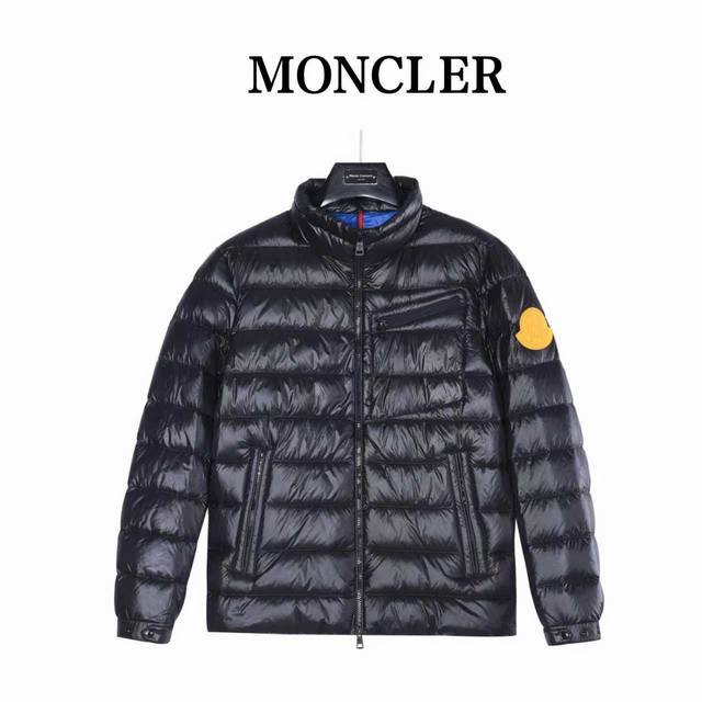 Moncler 25Fw Limited Edition Yellow Label Down Jacket with Diagonal Zipper on Ch