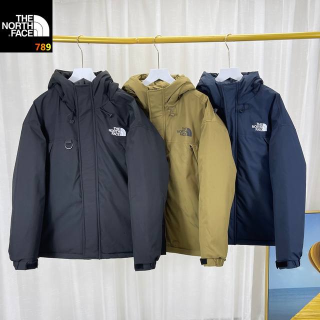 The Northface Winter New Arrival Couple Hooded Down Jacket, Unisex, Three Colors