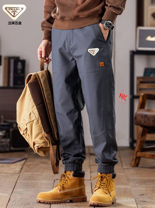 Fleece Lining +10 Prada, a top international luxury brand! New Harajuku Casual