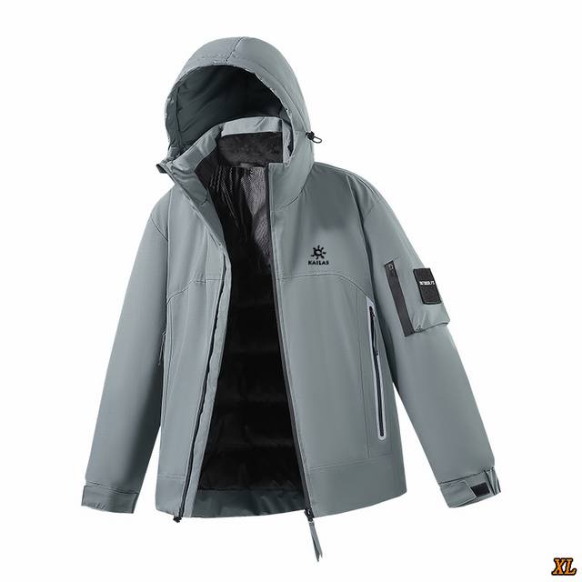 Kailas Exclusive Real Shot New Arrival M-7XL Winter High-Quality Down Jacket, Fa