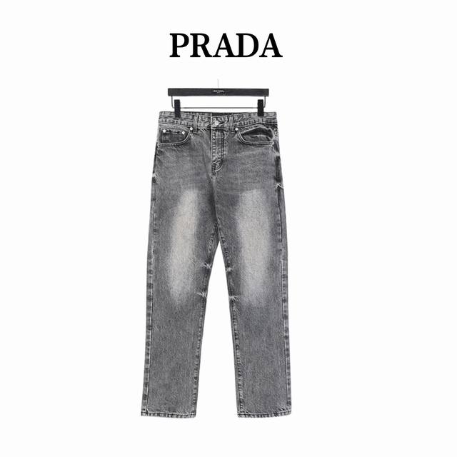 Prada Jeans with Triangle Logo on the Back Prada's most amazing jeans of the ye