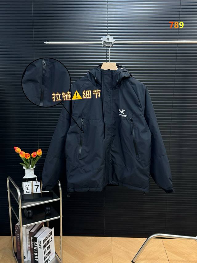 Arc'teryx Men's Winter Three-Proof Outdoor Hooded Cotton Jacket - Top-tier origi