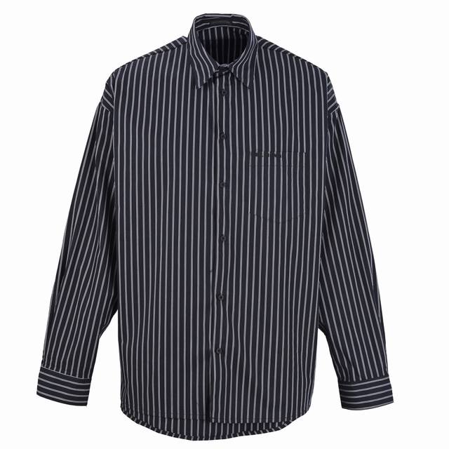 Balenciaga (Blcg) Embroidered Double-Layer Layered Shirt Jacket Custom-made eleg