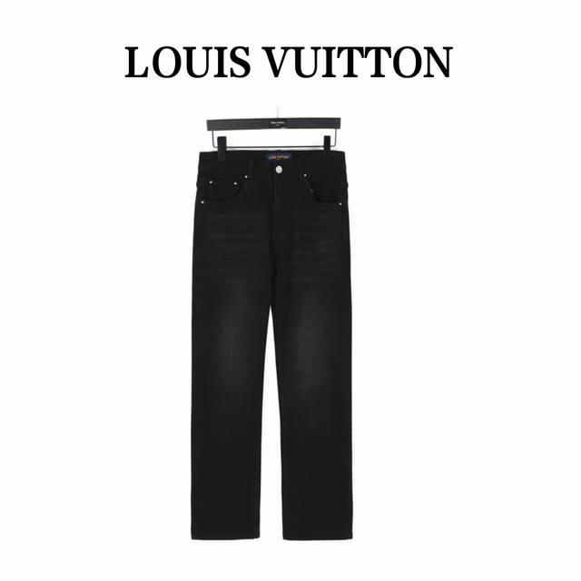 Louis Vuitton Monogram Color Embroidered Jeans with Back Pockets The best jeans