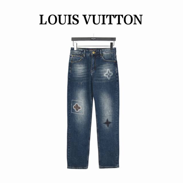 Lv Louis Vuitton Patchwork Embroidered Jeans The best jeans we've made so far th