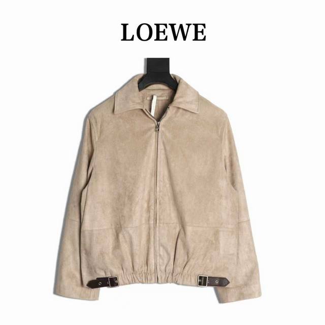 Loewe 25Fw Suede Jacket This time, the fabric used is from an Italian supplier,