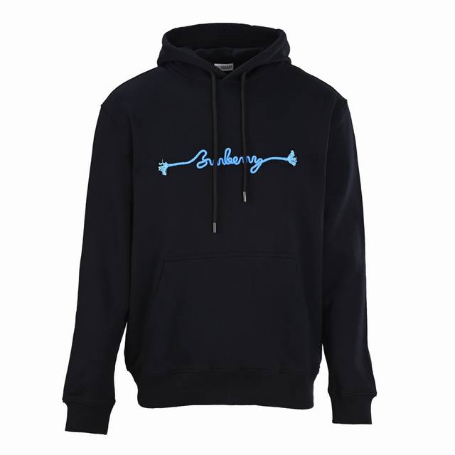Burberry Signature Hooded Sweatshirt with Rope Embroidery (Original version purc