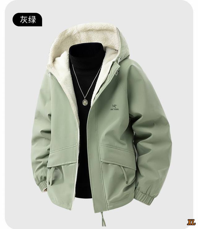 Arc'Teryx Exclusive New Arrival: High-Quality Winter Hooded Cotton Jacket, Lambs