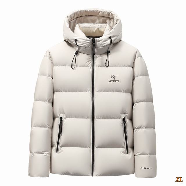 Arc'Teryx Exclusive New Arrival: High-Quality Grey Goose Down Jacket, Stylish Ca