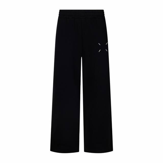 High-quality Maisonmargiela embroidered logo wide-leg casual sweatpants, unisex