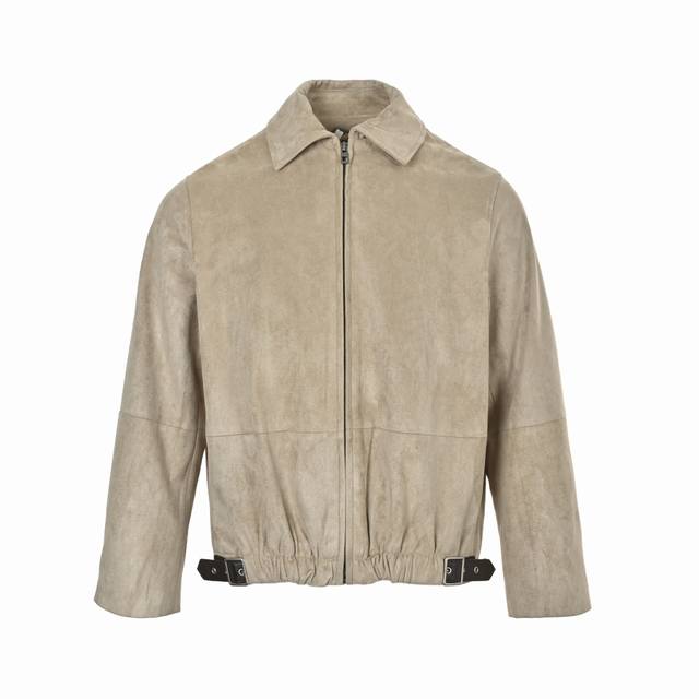 Loewe 25Fw Suede Jacket This time, the fabric used is from an Italian supplier,