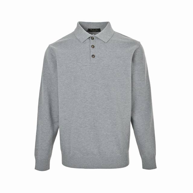 Loro Piana Lp Cashmere Knitted Polo Sweater This product is made of 100% long-st