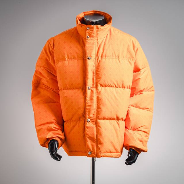 Chrome Hearts Ch Jacquard Down Jacket High-quality, evenly filled down ensures e