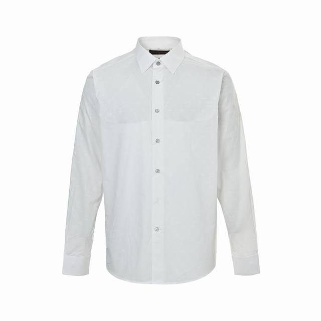 Louis Vuitton Damier Jacquard Long-Sleeve Shirt Authentic product purchased from