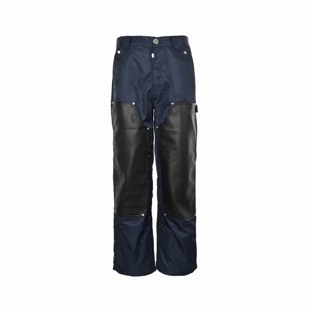 Chrome Hearts 24Fw Patchwork Logging Trousers - High-ounce nylon twill fabric wi