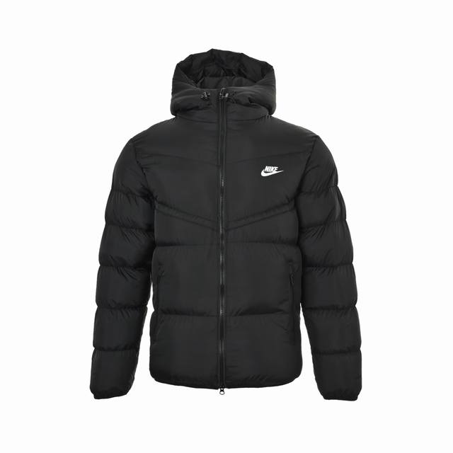 Nike Storm-Fit Windrunner Hooded Down Jacket Men's Hooded Warm Running Training