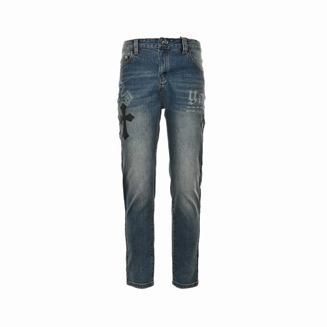 Chtome Heart Classic Cross Jeans Chtome Heart Classic Cross Jeans undergo a heav