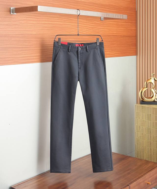 Boss Hugo 2025 Autumn/Winter New Arrival Original Men's Suit Casual Pants. A mus