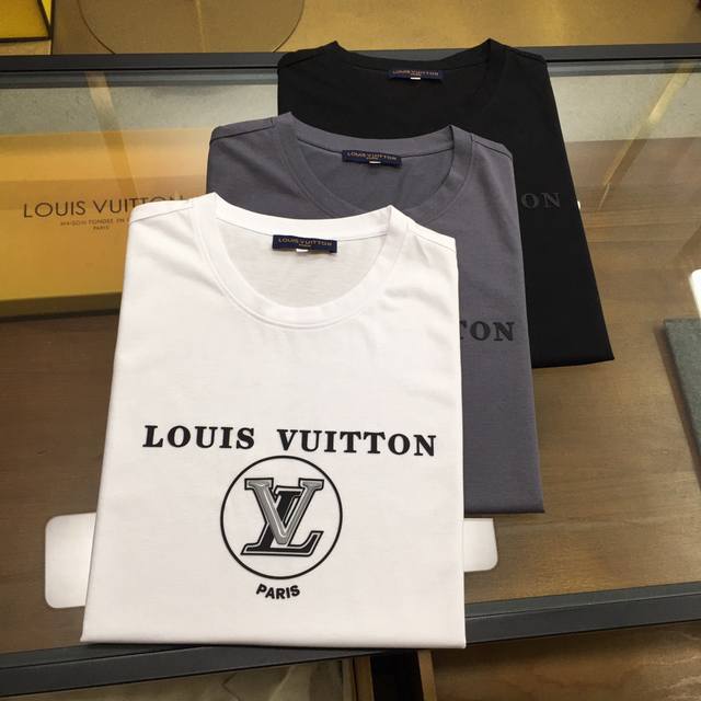 New Arrival LV 2025 Spring/Summer New Arrival - Latest Short-Sleeve Crew Neck T-