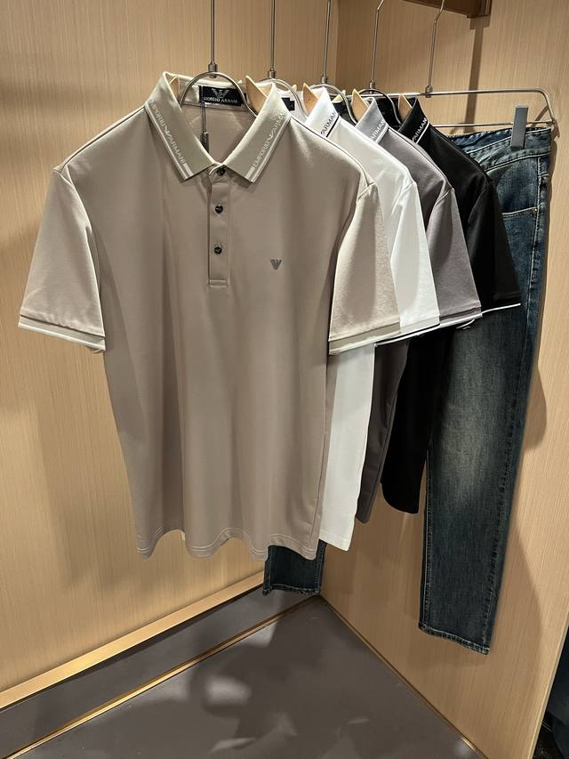 Arman 2025 Spring/Summer New Men's Casual Short-Sleeve Polo Shirt, original fact