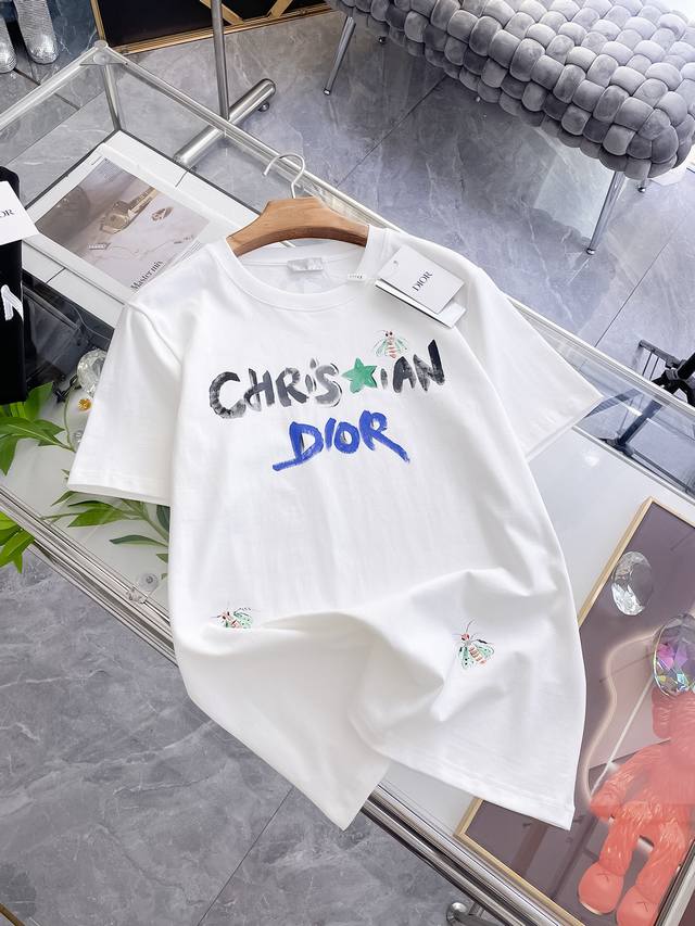 Dior 2025 Spring/Summer New Arrival: A stylish and classic crew neck short-sleev