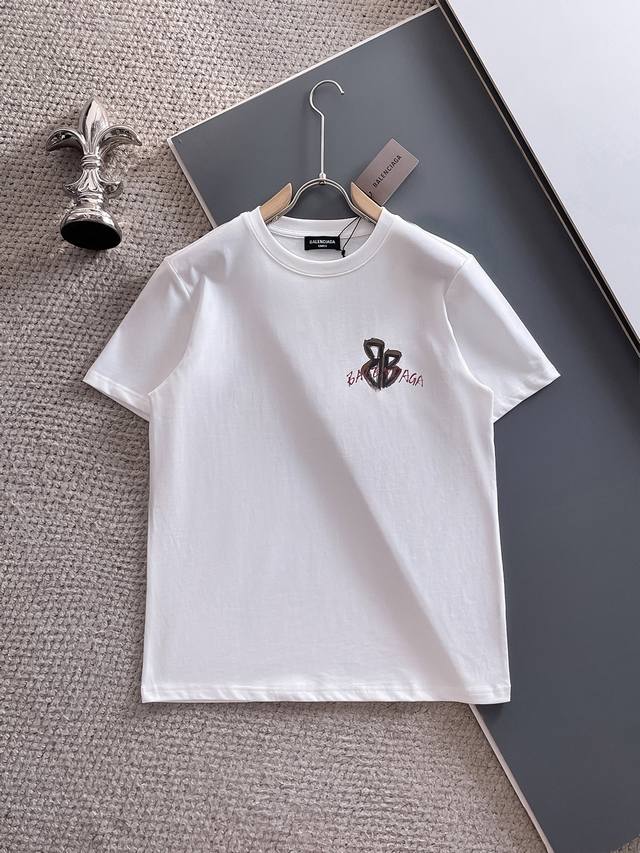 Balenciaga 25Ss Spring/Summer New Arrival - Latest Short-Sleeve Crew Neck T-Shi