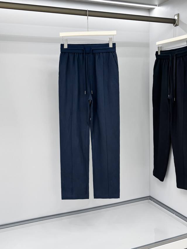 Lro pin linen elastic waist casual pants. A classic style suitable for both busi