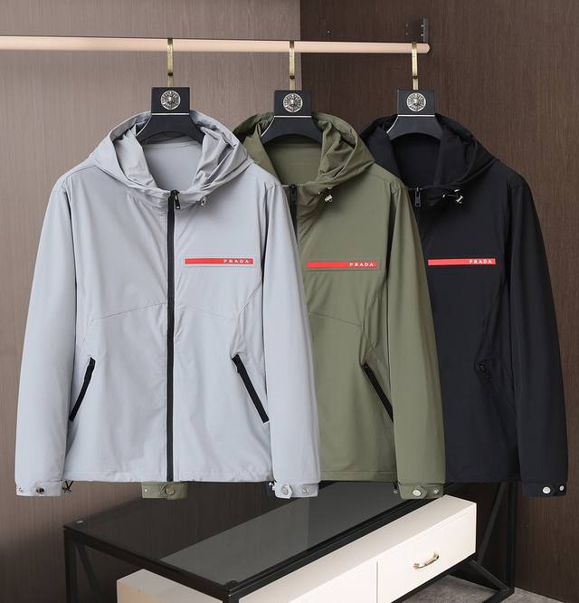 Prada Ss Spring Hot Selling Thin Sun Protection Jacket, made with custom high-q