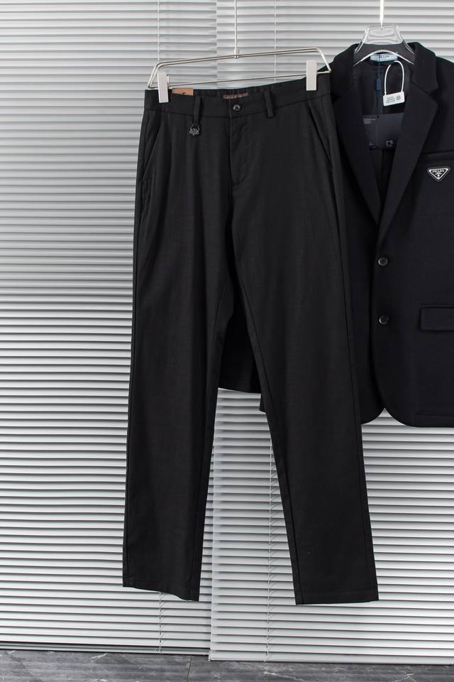 New# Lp100Ss Spring/Summer Light Luxury Fashion Custom Casual Trousers. A simple