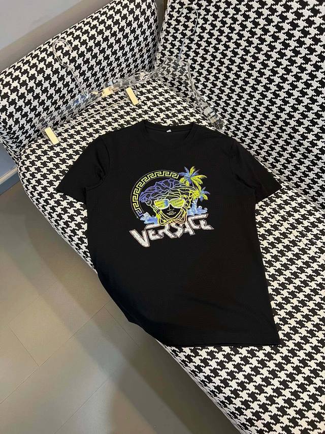 Fan Family: 25Ss latest letter-print versatile short-sleeved shirt, top-notch c