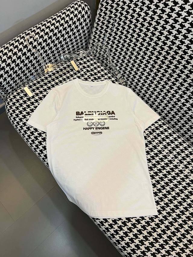 Paris Home: 25Ss latest letter-print versatile short-sleeved T-shirt, top-notch