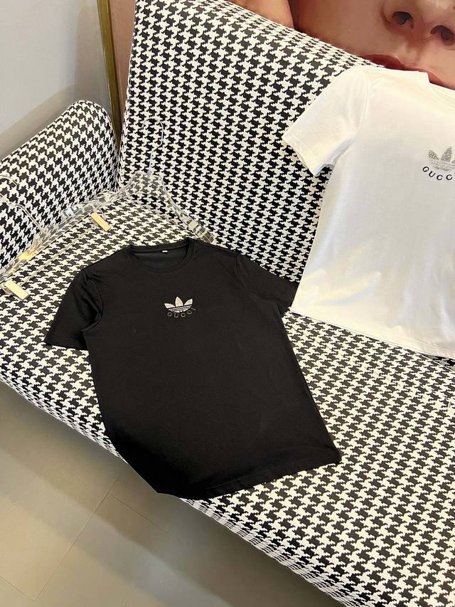 Gu Jia: 25Ss latest letter-print versatile short-sleeved shirt, top-notch craft