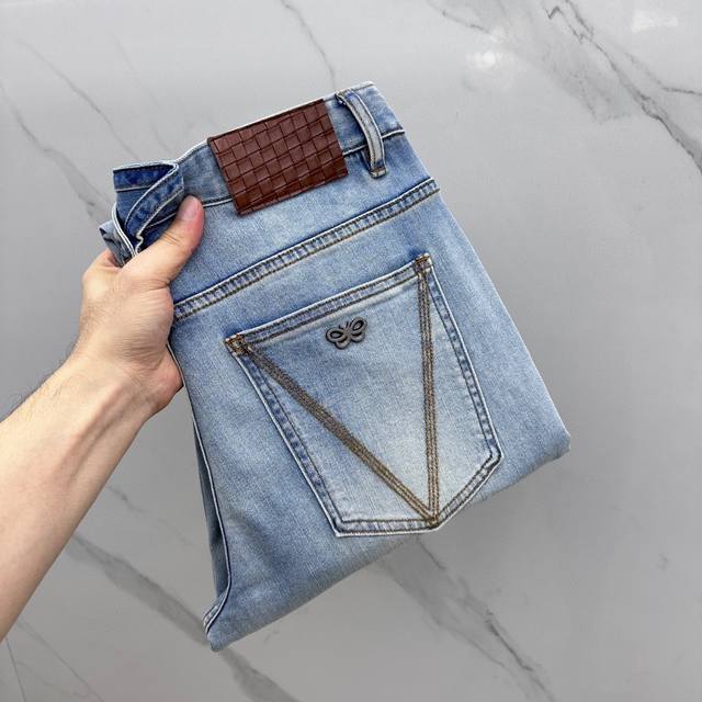 Butterfly Family Slim Straight Leg Stretch Jeans DDD