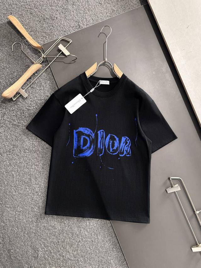 Dior 2025 Spring/Summer Newest Crew Neck Fashion Short-Sleeve T-Shirt, same as t