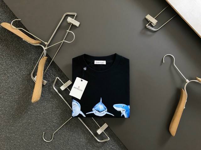 Moncler 2025 Spring/Summer Newest Crew Neck Fashion Short-Sleeve T-Shirt, same