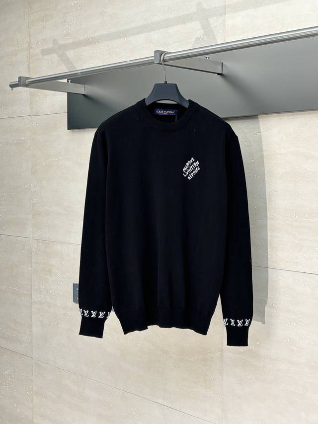 LV Louis 24Ss Jacquard Long-Sleeve Sweater (DDD) Originally purchased for 11,850