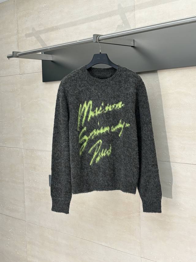 Givench* Signed Mohair Crew Neck Sweater (Originally purchased for 13,400). Made