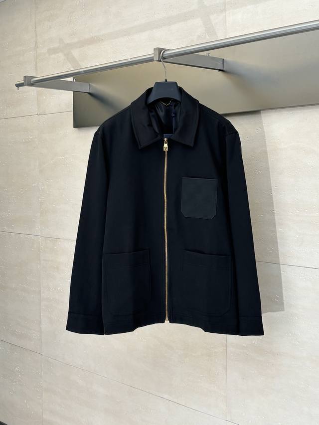 LV Louis Vuitton 25 New Lightweight Linen Denim Work Jacket This work jacket is