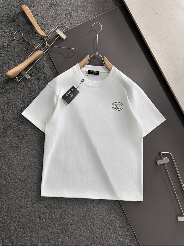 Chanel 2025 Spring/Summer Newest Crew Neck Fashion Short-Sleeve T-Shirt, same as