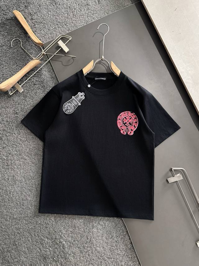 Chrome Hearts 2025 Spring/Summer Newest Crew Neck Fashion Short-Sleeve T-Shirt,