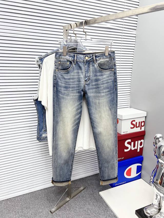 Saint Laurent Men's Denim Jeans, officially announced in catalog and posters! M