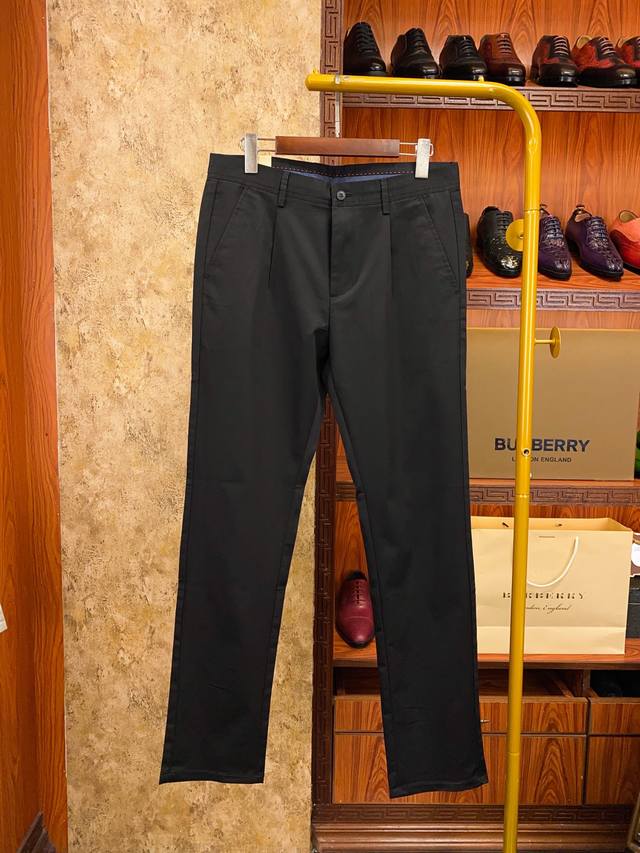 Bbr Burberry! Authentic, top-quality new four-way stretch trousers, high-end and