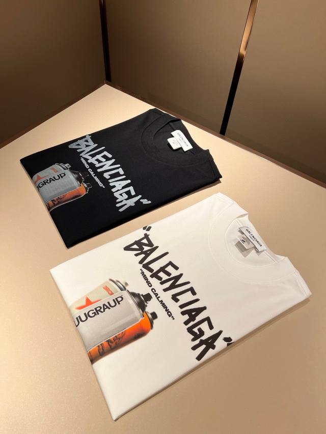 Balenciaga 2025 New Arrival - Latest Short-Sleeve Crew Neck T-Shirt, High-End C