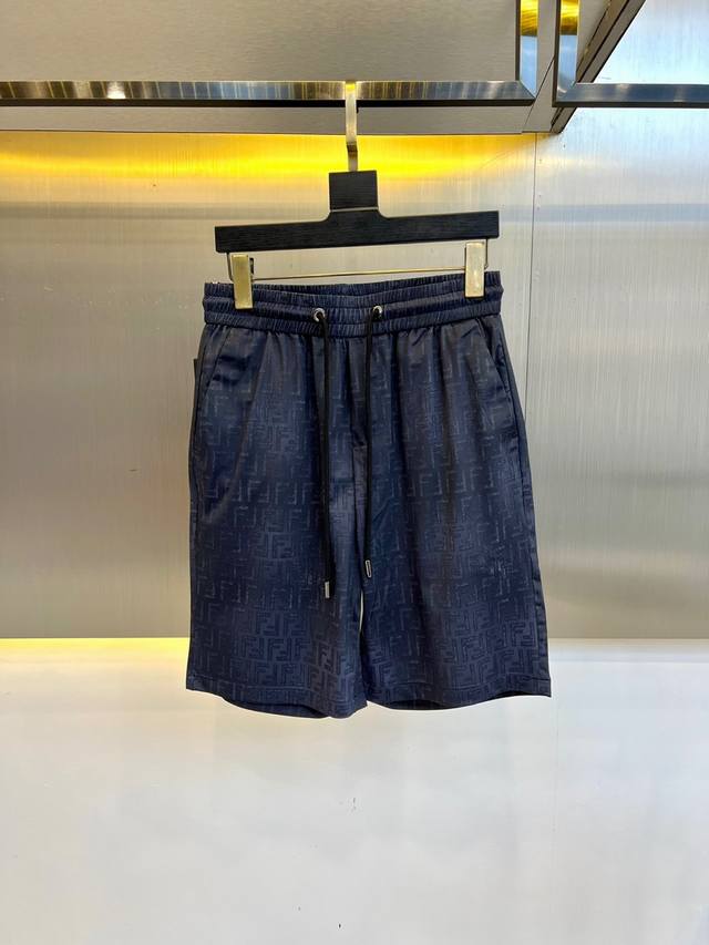 Fendi, 25S Spring/Summer Newest Printed Beach Shorts, made with high-end custom-